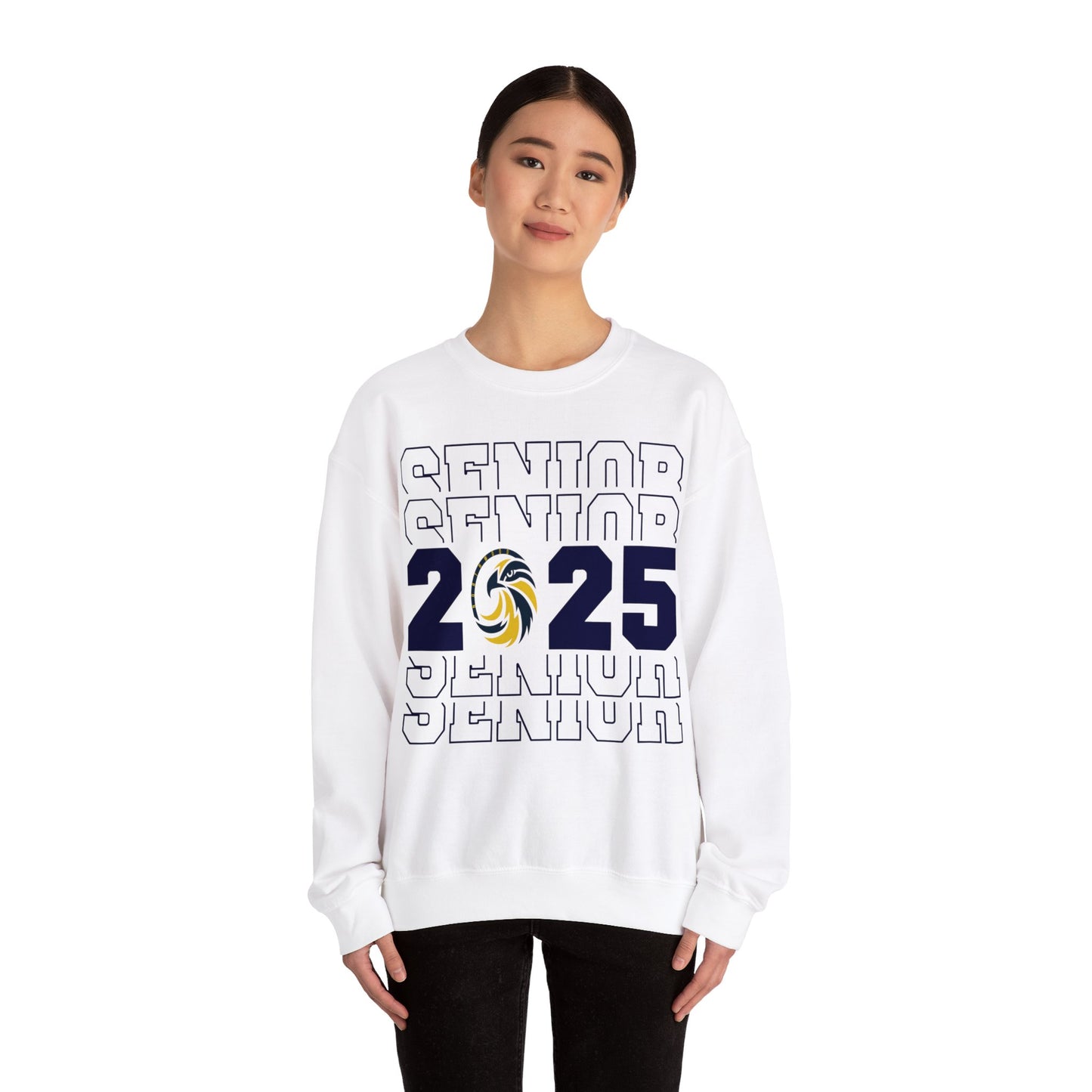 Senior Stacked c/o 2025 - Gildan Unisex Heavy Blend™ Crewneck Sweatshirt