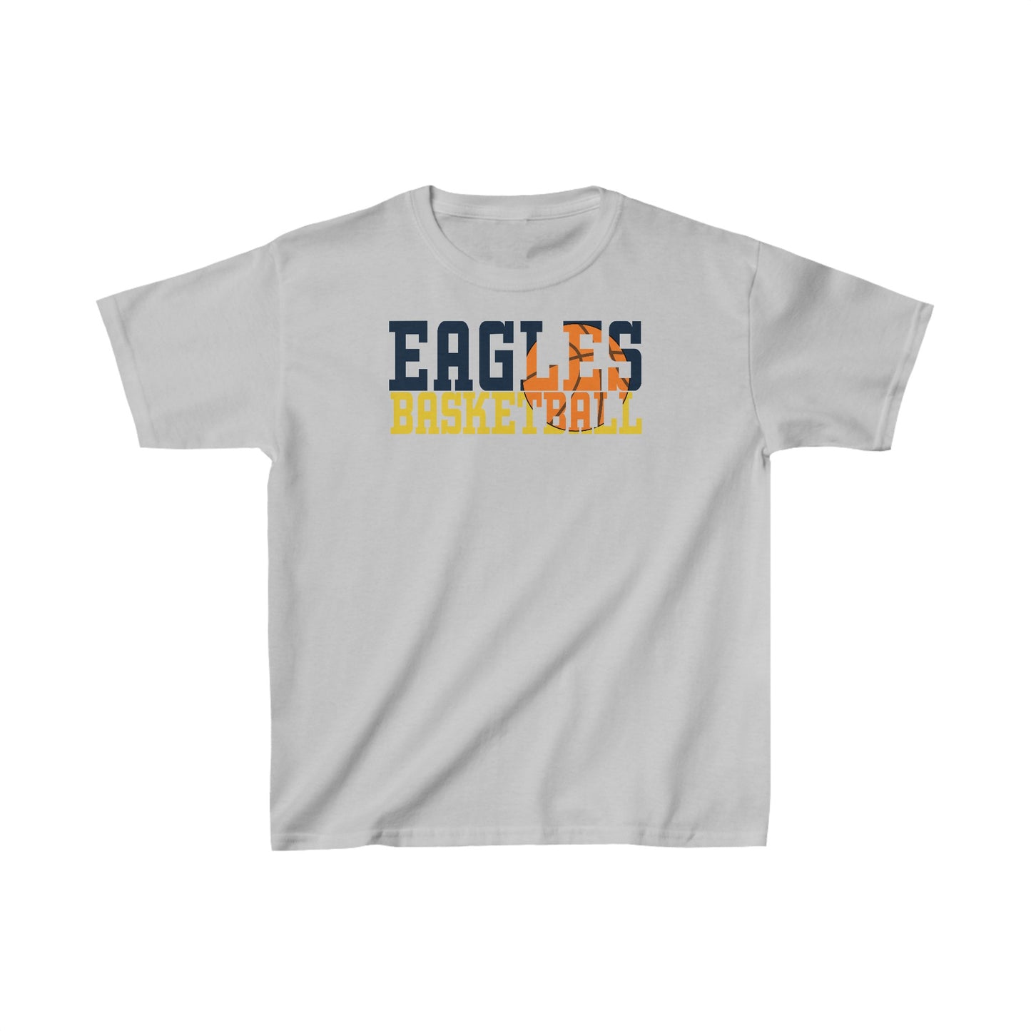 Basketball Cutout - Gildan Kids Heavy Cotton™ Tee