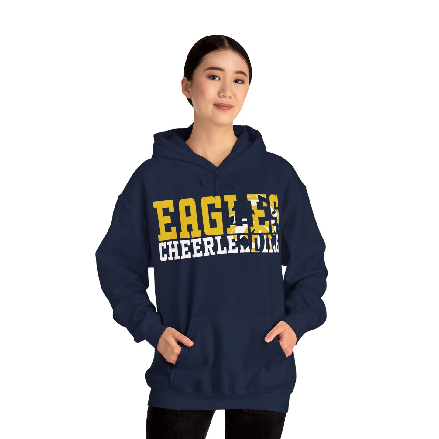 Cheerleading Cutout - Gildan Unisex Heavy Blend™ Hooded Sweatshirt