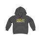 Cheerleading Cutout - Gildan Youth Heavy Blend Hooded Sweatshirt