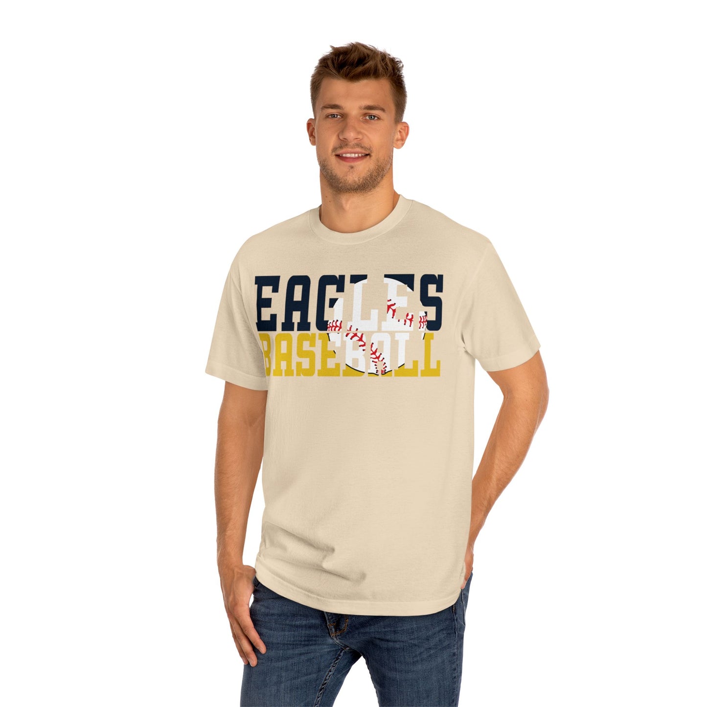 Baseball Cutout - American Apparel Unisex Classic Tee