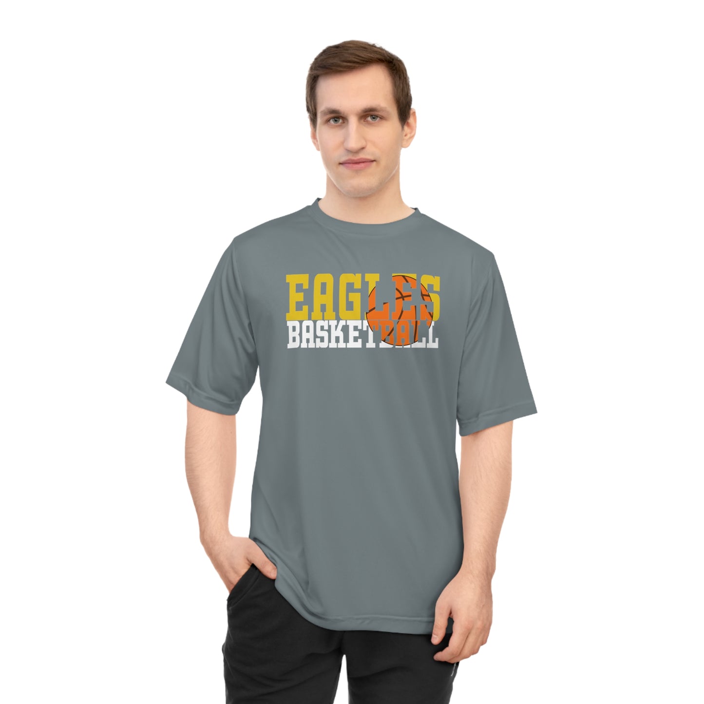 Basketball Cutout - Team 365 Unisex Zone Performance T-shirt