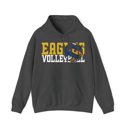 Volleyball Cutout - Gildan Unisex Heavy Blend™ Hooded Sweatshirt