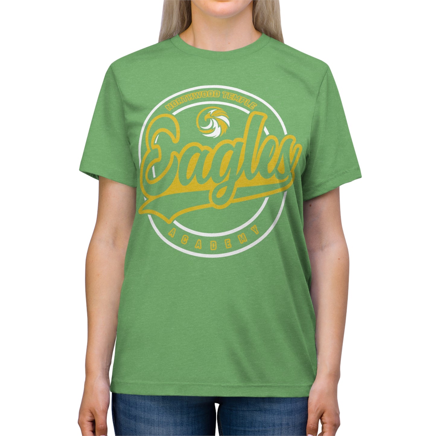 Eagles Circle Stamp - Bella-Canva Unisex Triblend Tee