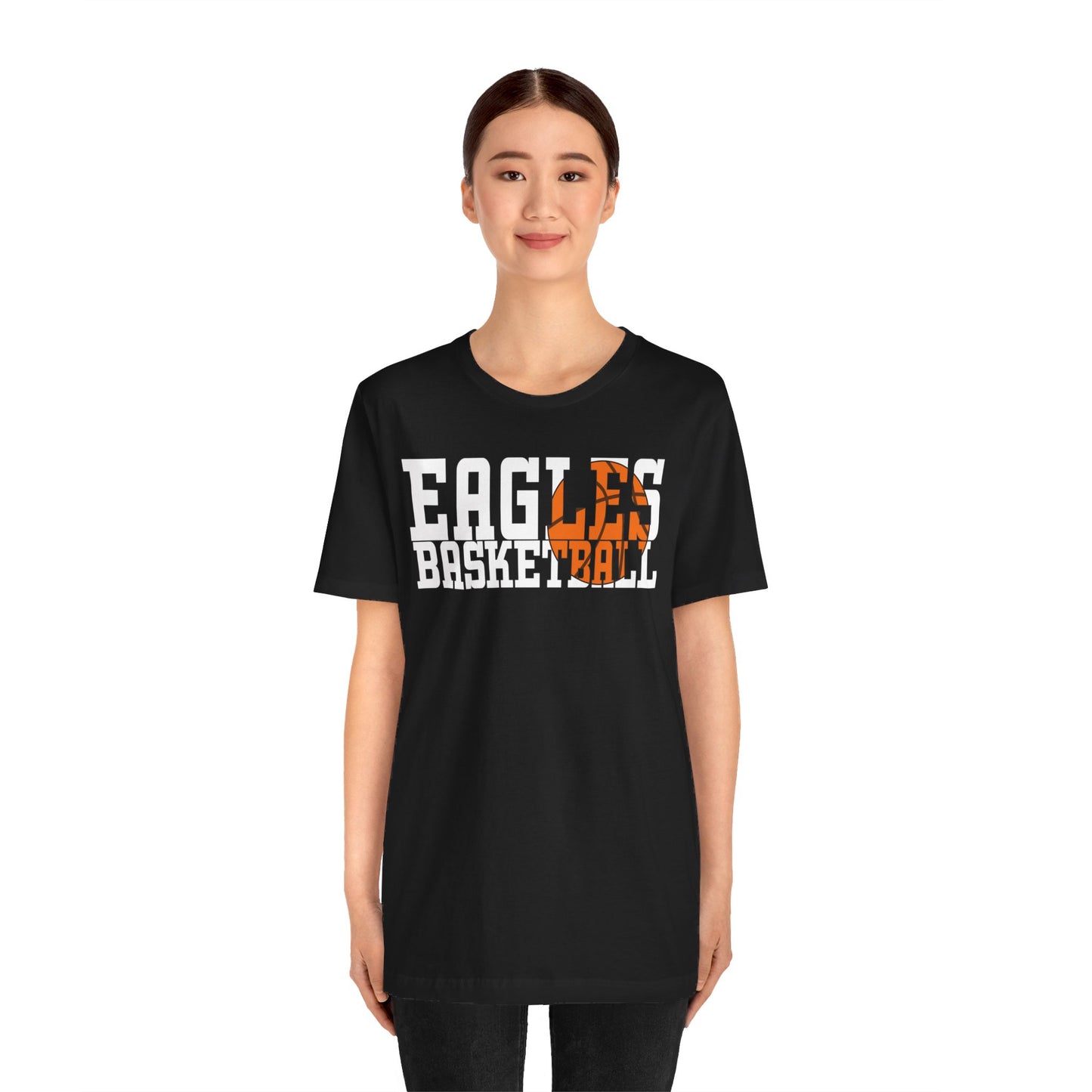 Basketball Cutout - Bella+Canva Unisex Jersey Short Sleeve Tee