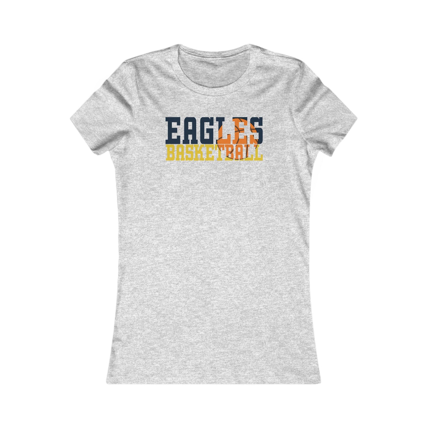 Basketball Cutout - Bella+Canva Women's Favorite Tee