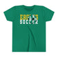 Soccer Cutout - Bella+Canva Youth Short Sleeve Tee