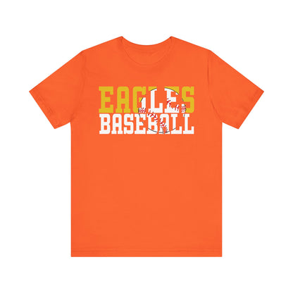 Baseball Cutout - Bella+Canva Unisex Jersey Short Sleeve Tee