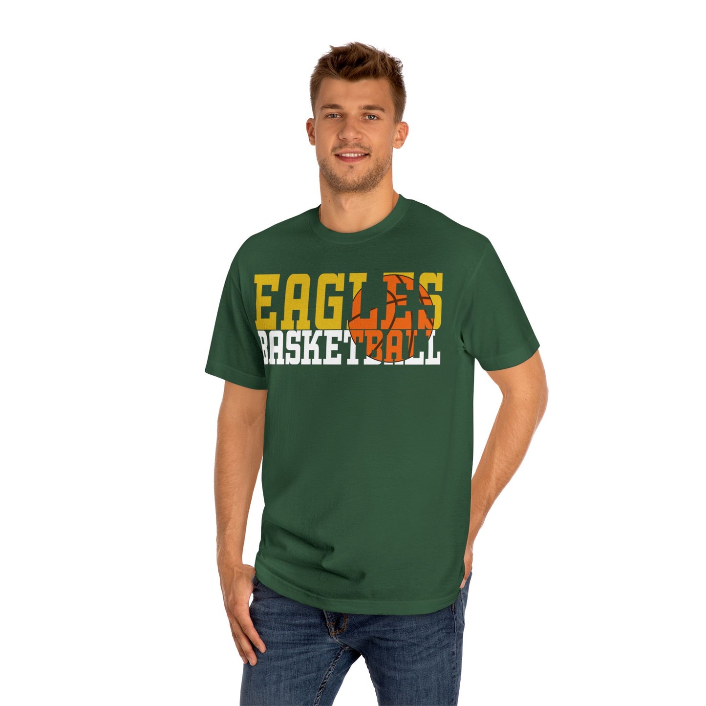 Basketball Cutout - American Apparel Unisex Classic Tee