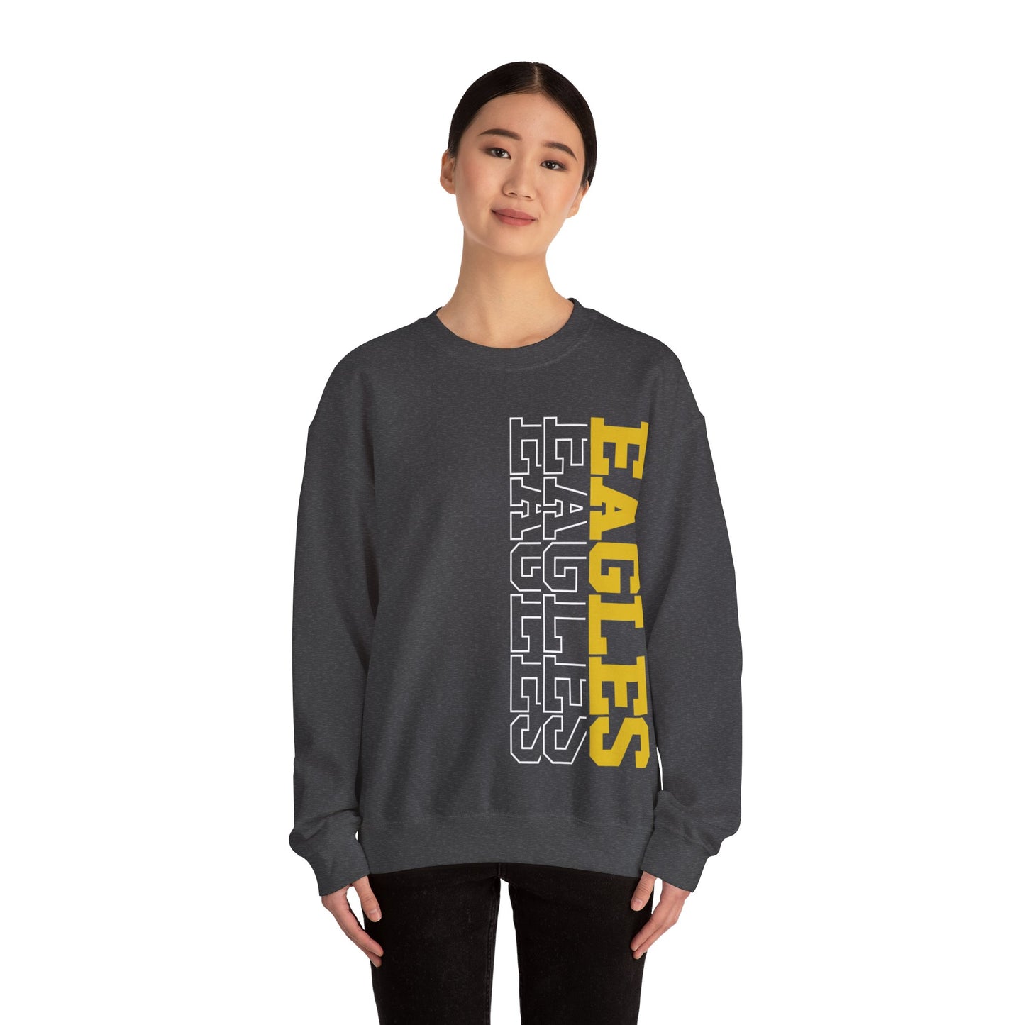 Sideways Eagle -  Gildan Unisex Heavy Blend™ Crewneck Sweatshirt