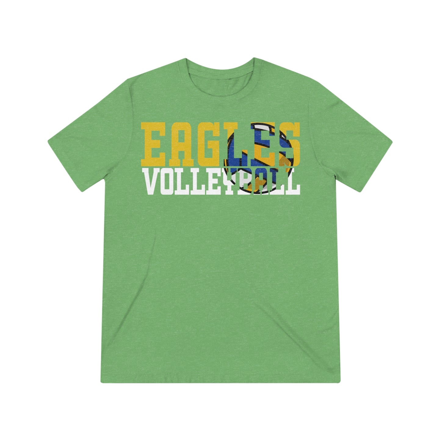 Volleyball Cutout - Bella+Canva Unisex Triblend Tee