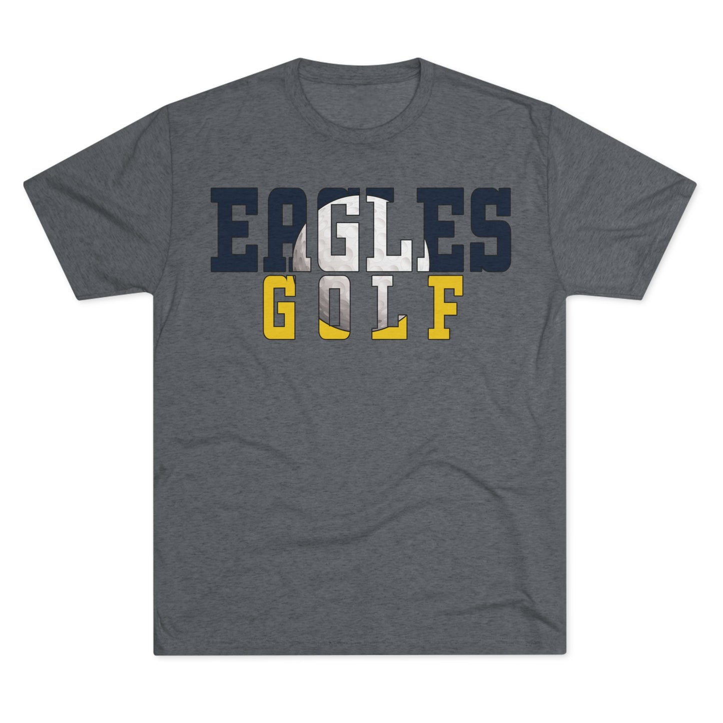 Golf Cutout - Next Level Unisex Tri-Blend Crew Tee