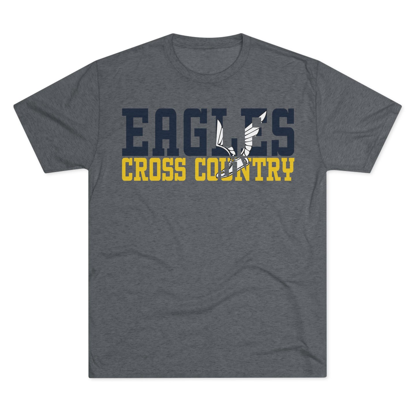 Cross Country Cutout - Next Level Unisex Tri-Blend Crew Tee