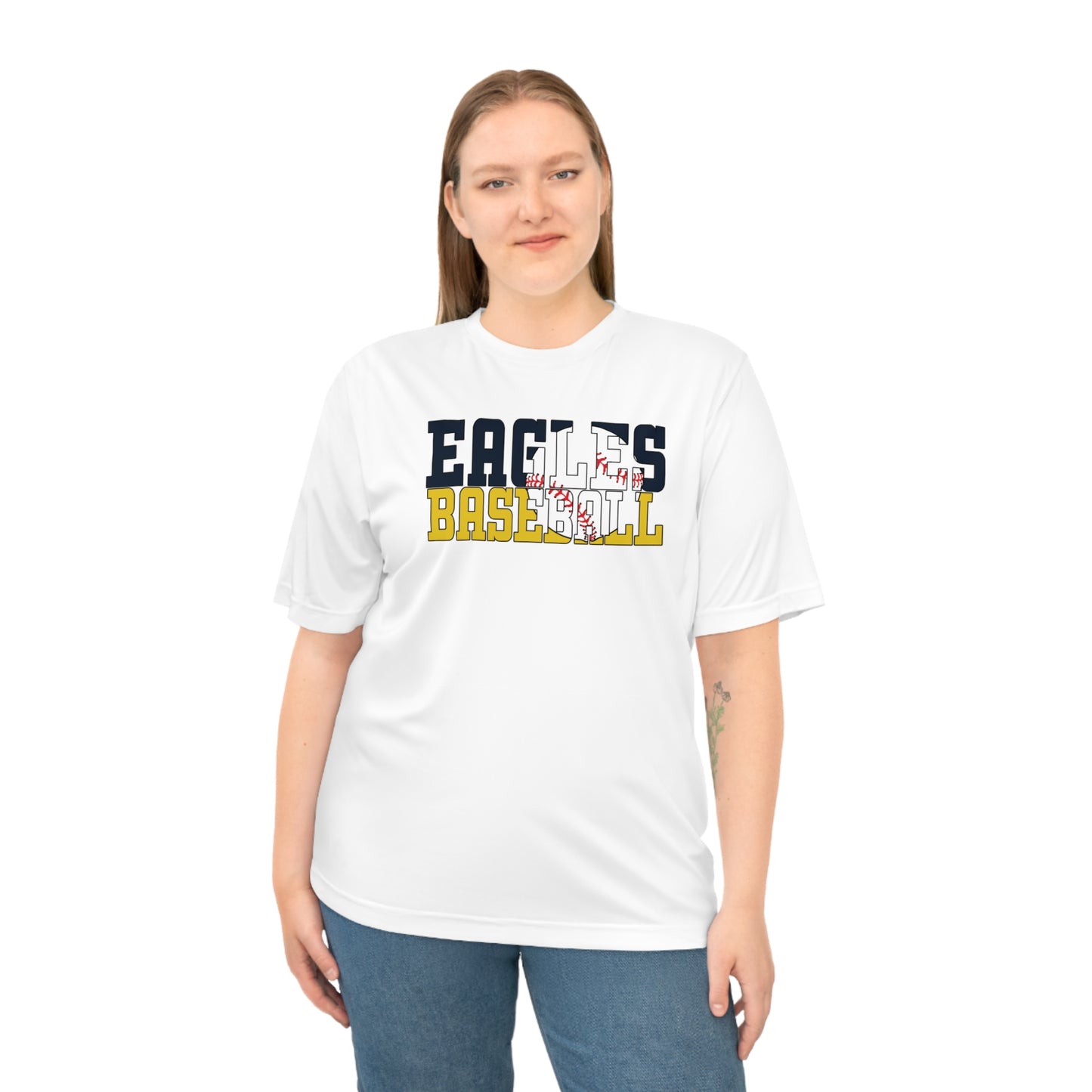 Baseball Cutout - Team 365 Unisex Zone Performance T-shirt