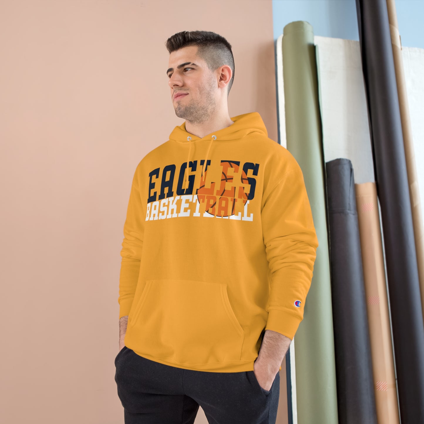 Basketball Cutout - Champion Hoodie