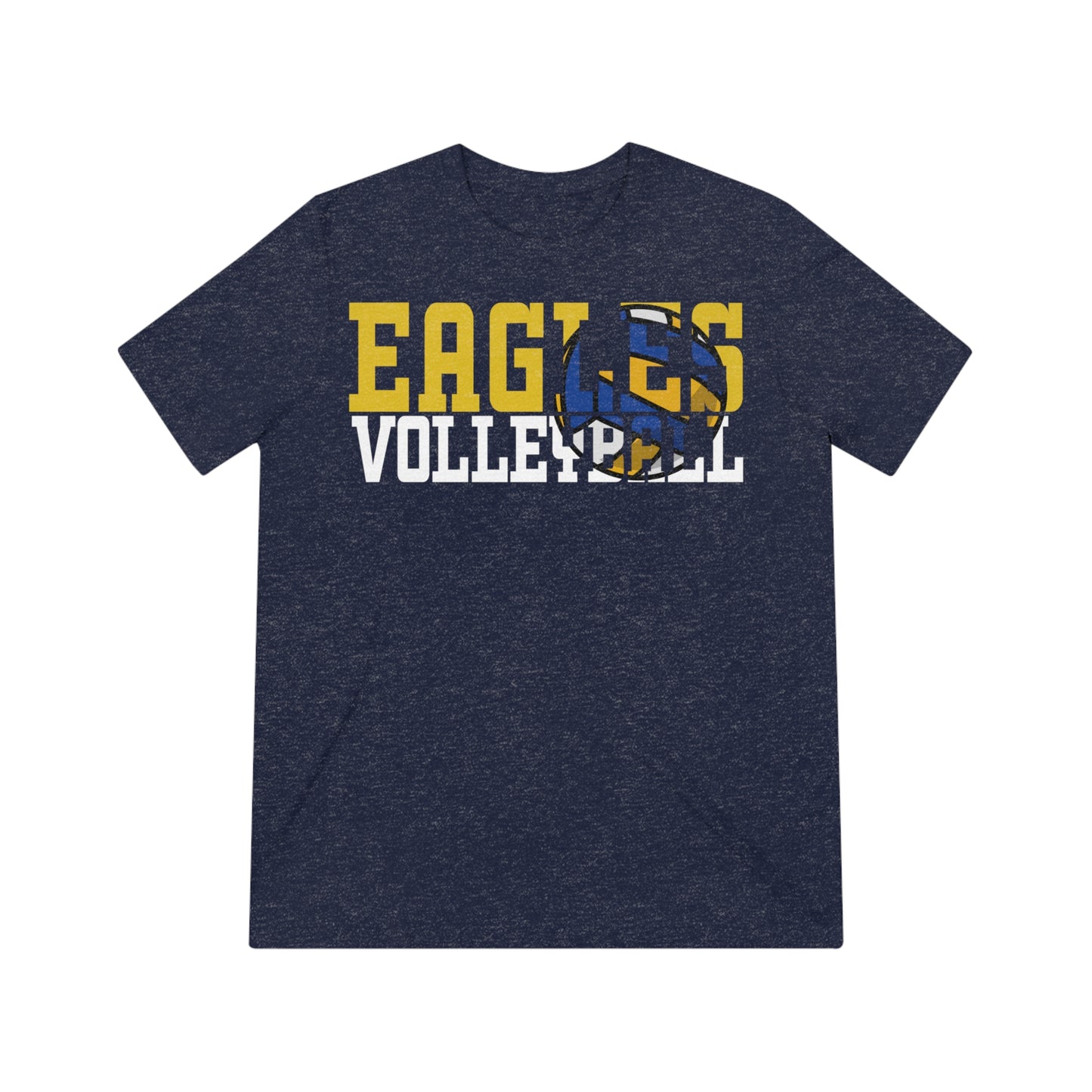 Volleyball Cutout - Bella+Canva Unisex Triblend Tee