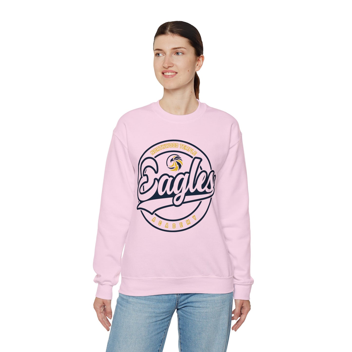 Eagles Circle Stamp - Gildan Unisex Heavy Blend™ Crewneck Sweatshirt