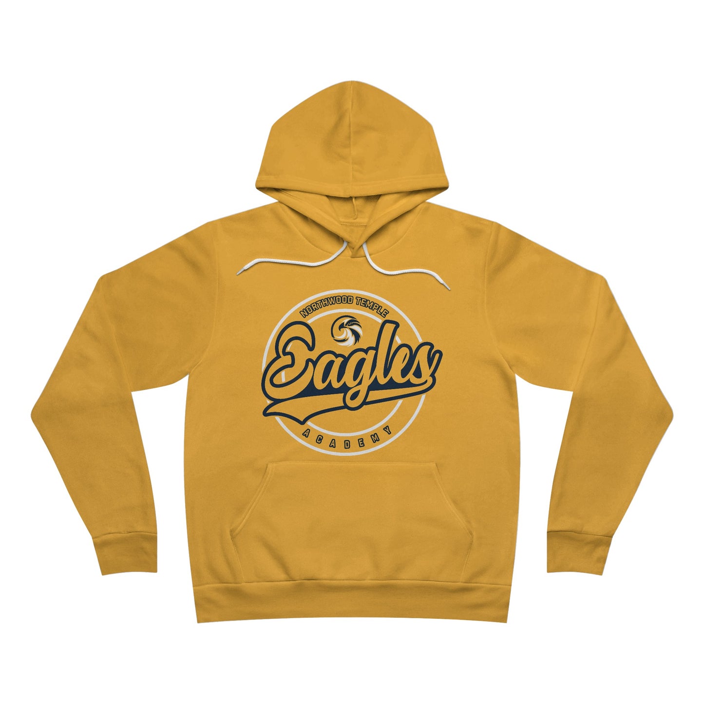 Eagles Circle Stamp - Bella+Canva Unisex Sponge Fleece Pullover Hoodie