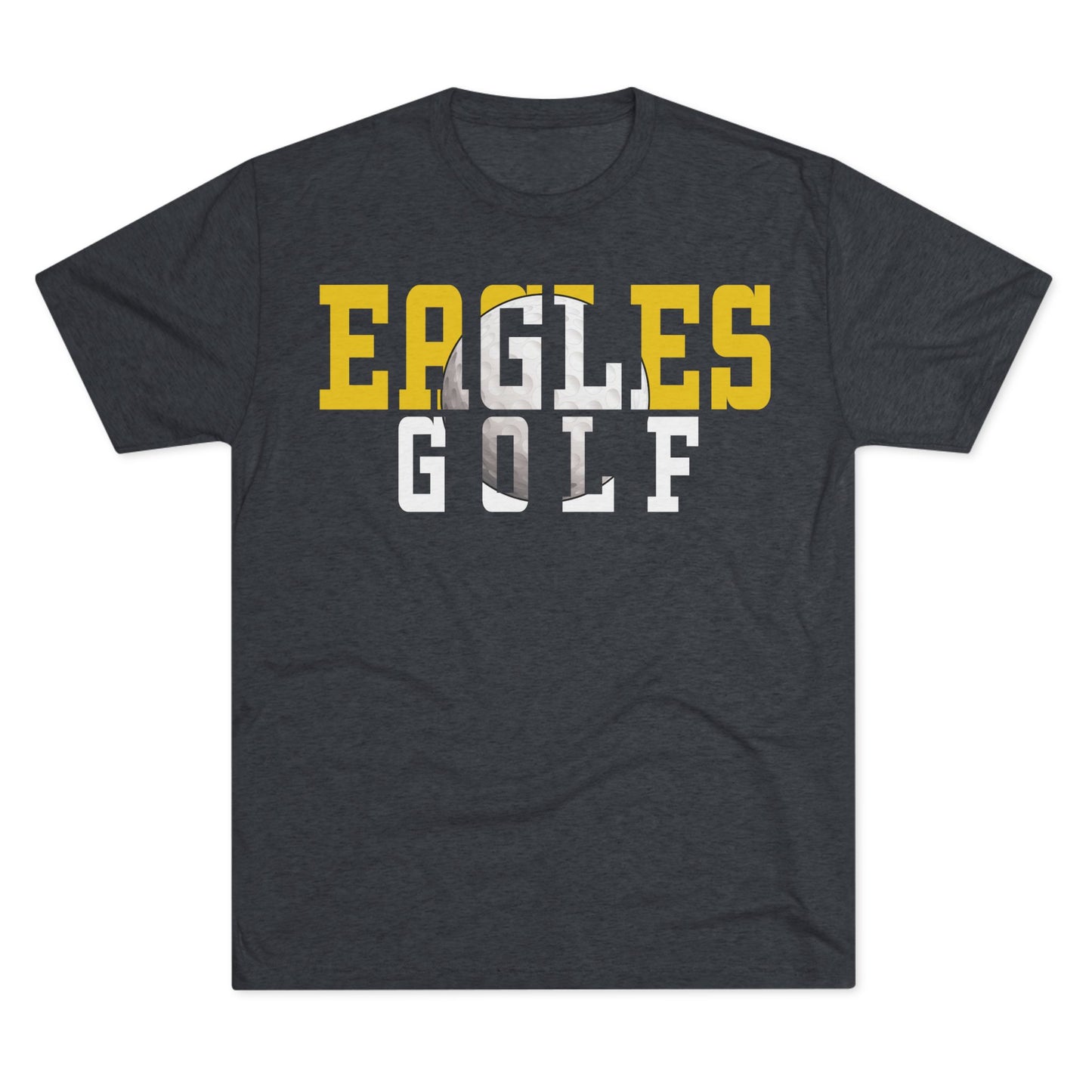 Golf Cutout - Next Level Unisex Tri-Blend Crew Tee