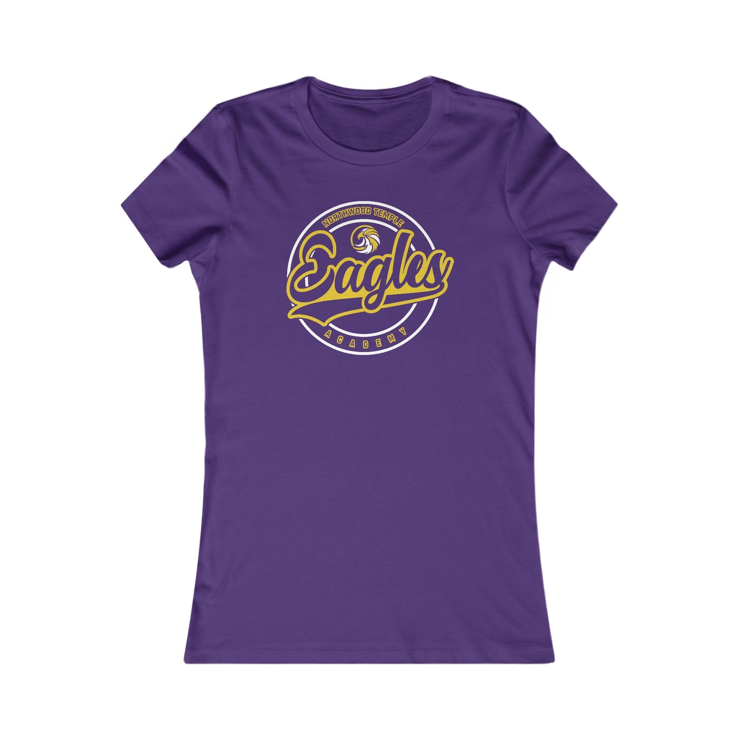 Eagles Circle Stamp - Bella+Canva Women's Favorite Tee