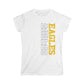 Sideways Eagles - Gildan Women's Softstyle Tee