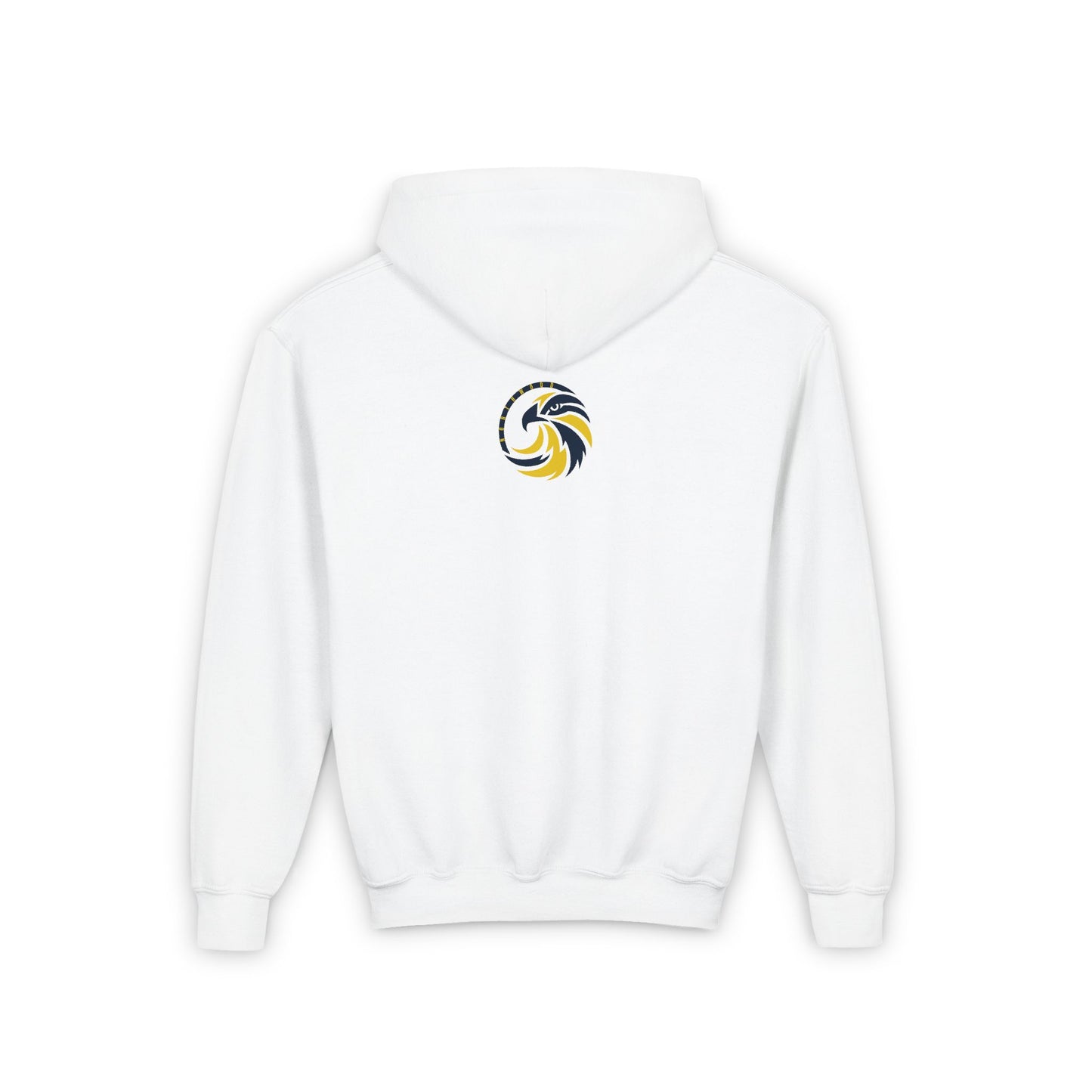 Lightning Bolt Eagle - Gildan Youth Heavy Blend Hooded Sweatshirt