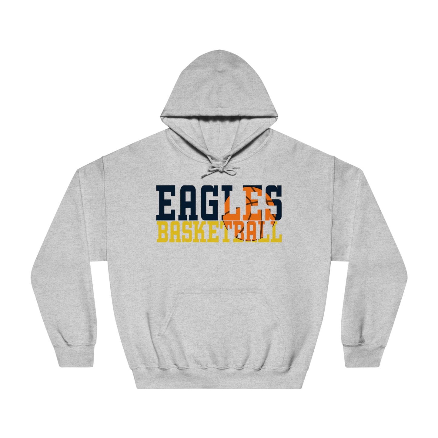 Basketball Cutout - Gildan Unisex DryBlend® Hooded Sweatshirt