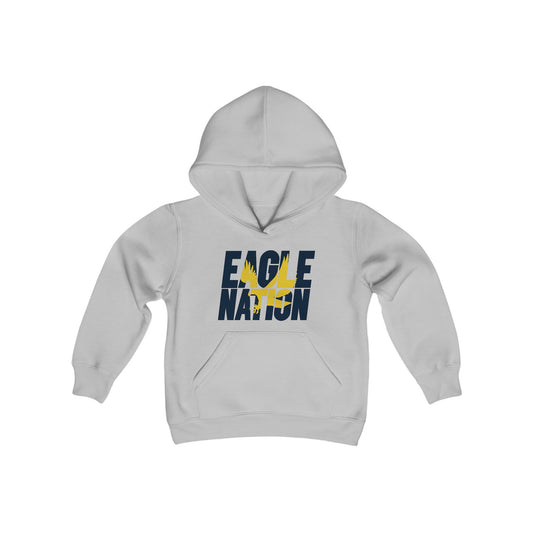 Eagle Nation - Gildan Youth Heavy Blend Hooded Sweatshirt