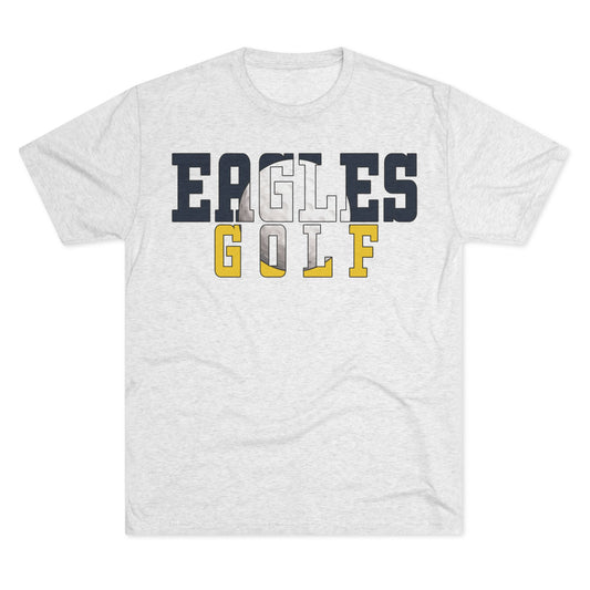 Golf Cutout - Next Level Unisex Tri-Blend Crew Tee