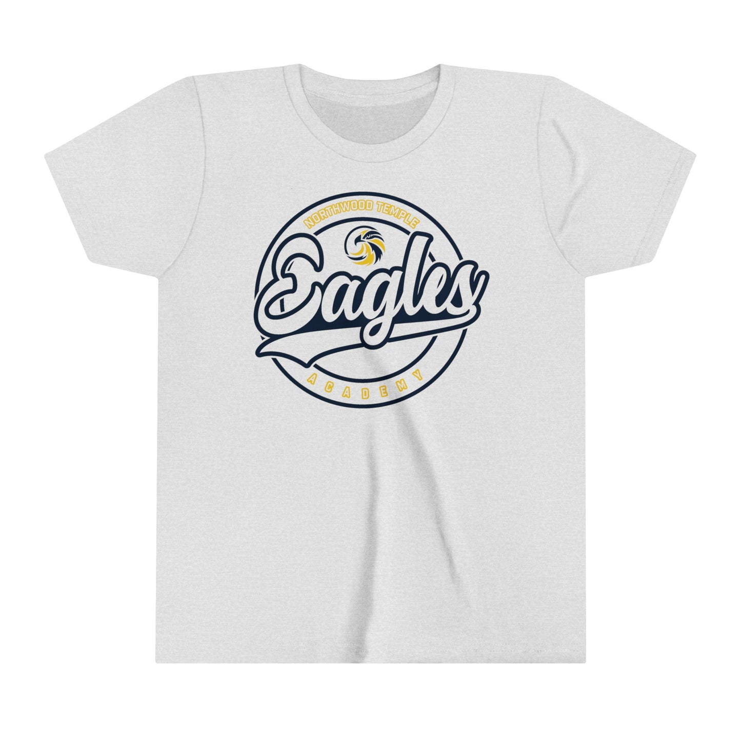 Eagles Circle Stamp - Bella+Canva Youth Short Sleeve Tee