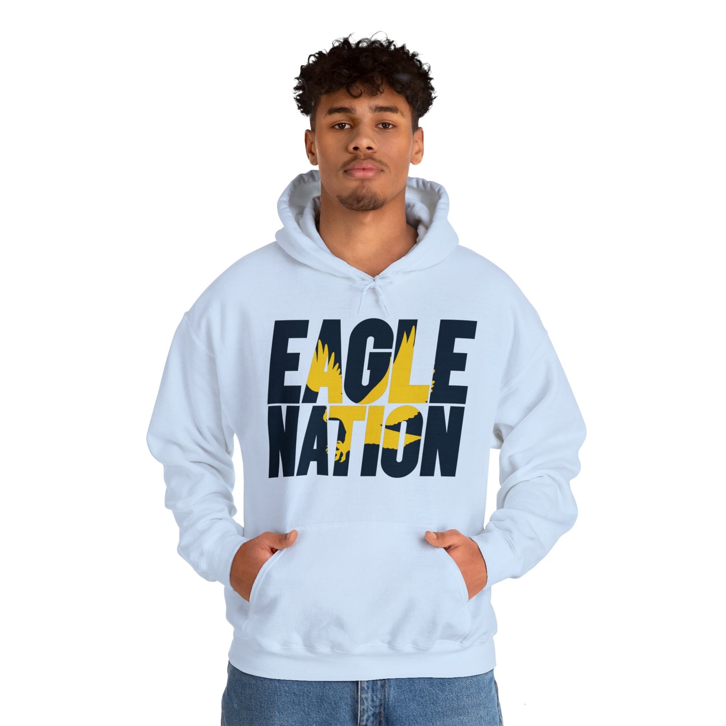 Eagle Nation - Gildan Unisex Heavy Blend™ Hooded Sweatshirt