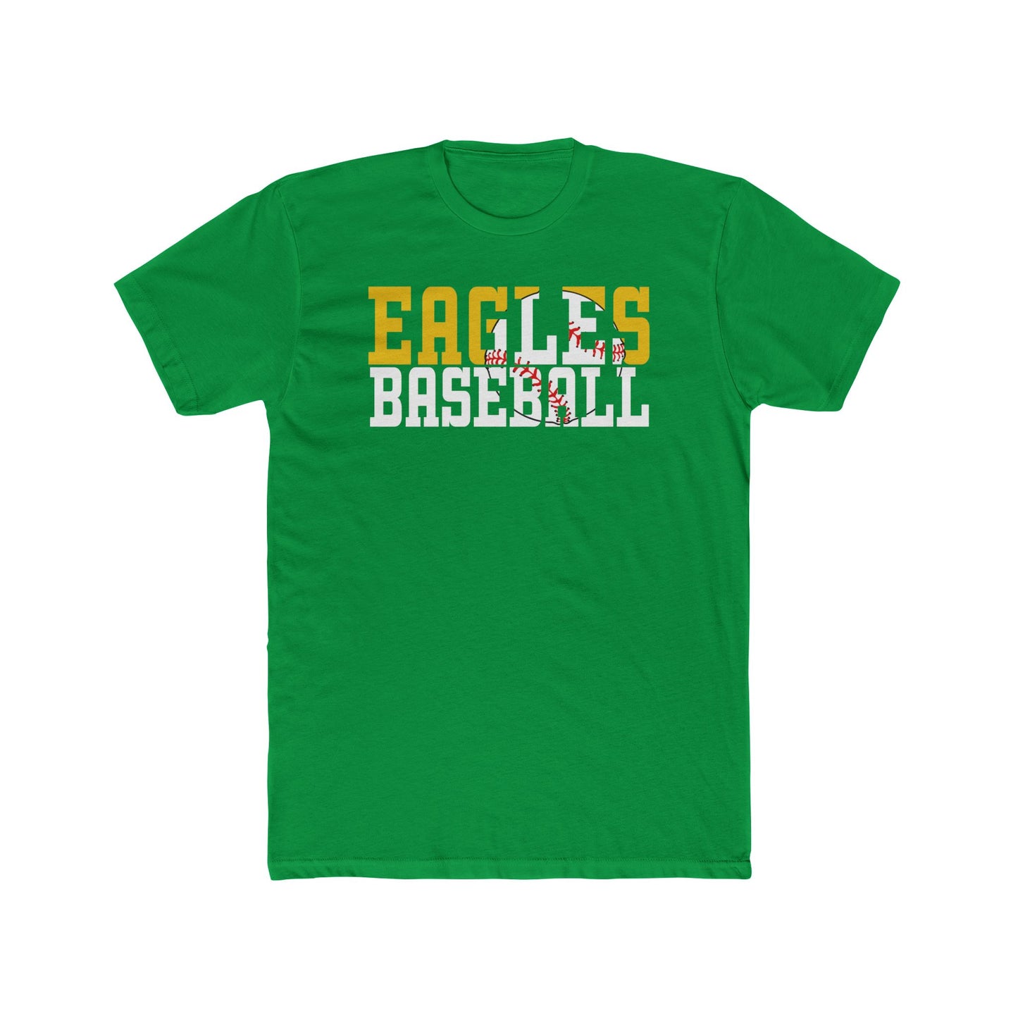 Baseball Cutout - Next Level Men's Cotton Crew Tee