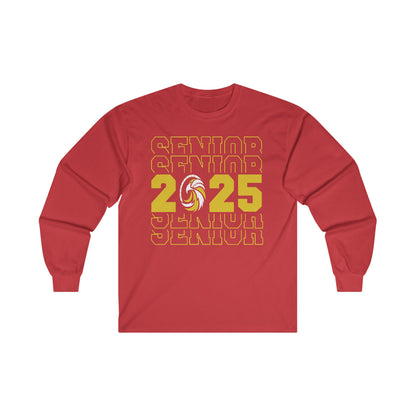 Senior Stacked c/o 2025 - Gildan Unisex Ultra Cotton Long Sleeve Tee