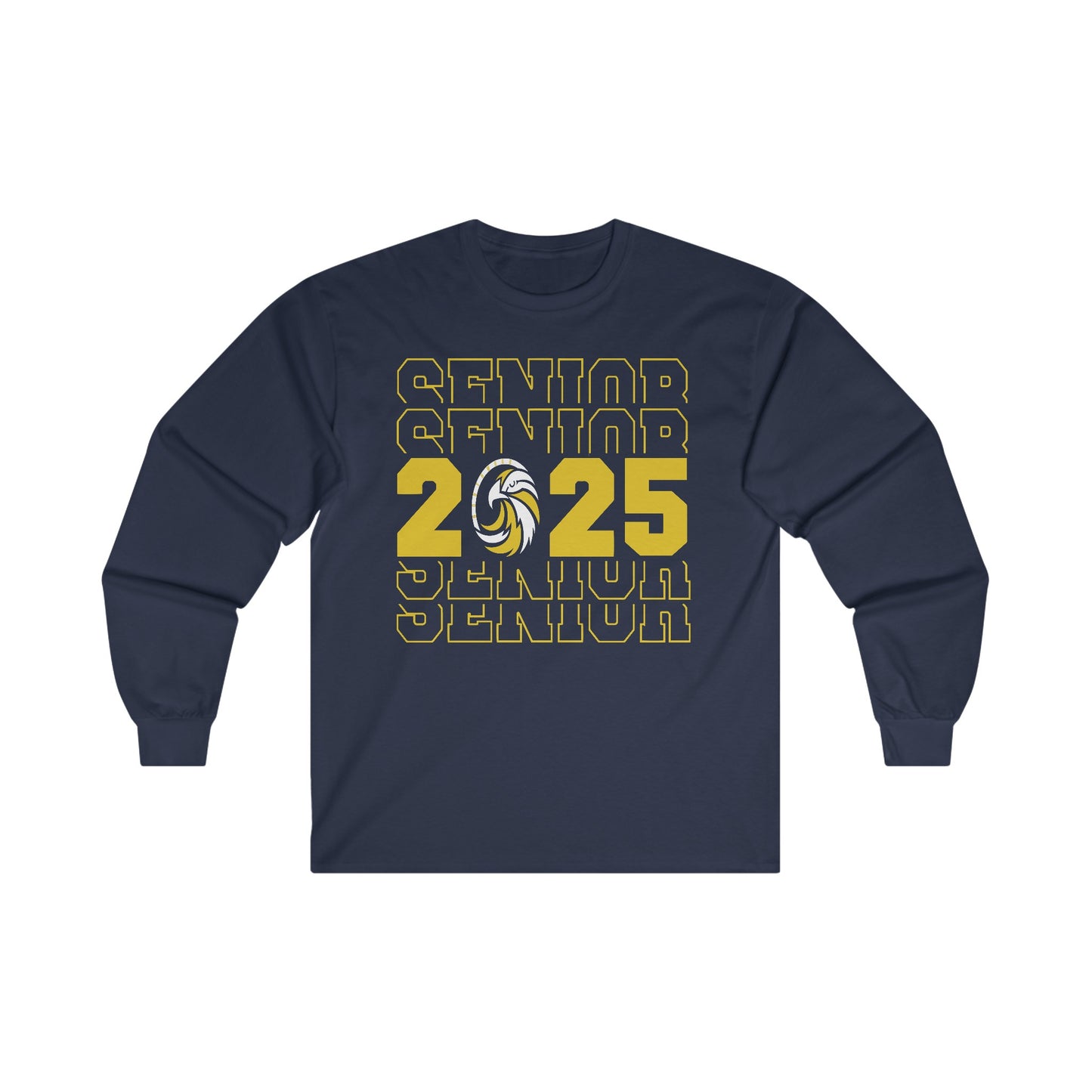 Senior Stacked c/o 2025 - Gildan Unisex Ultra Cotton Long Sleeve Tee