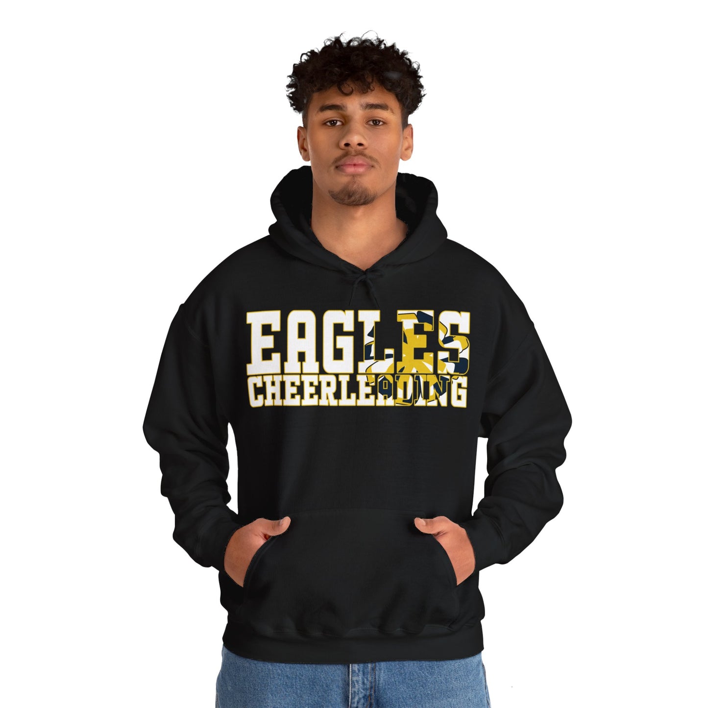 Cheerleading Cutout - Gildan Unisex Heavy Blend™ Hooded Sweatshirt