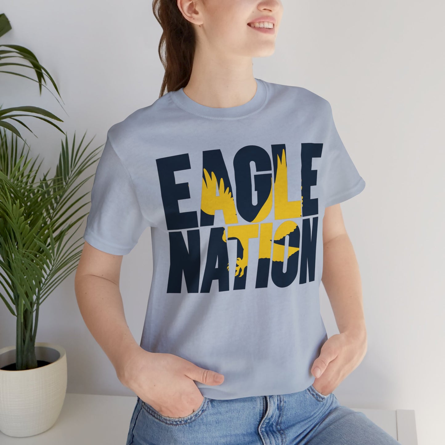 Eagle Nation - Bella+Canva Unisex Jersey Short Sleeve Tee