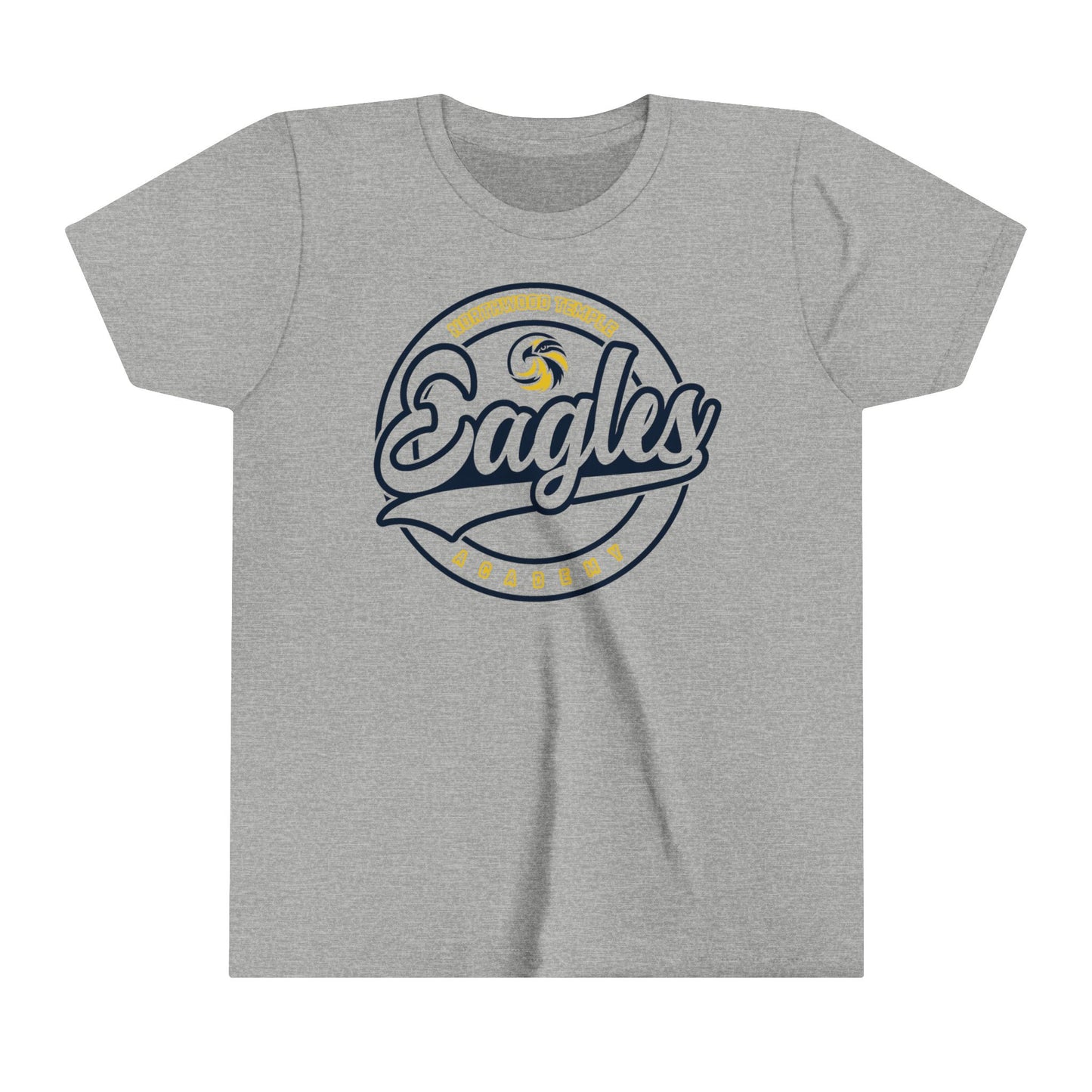 Eagles Circle Stamp - Bella+Canva Youth Short Sleeve Tee