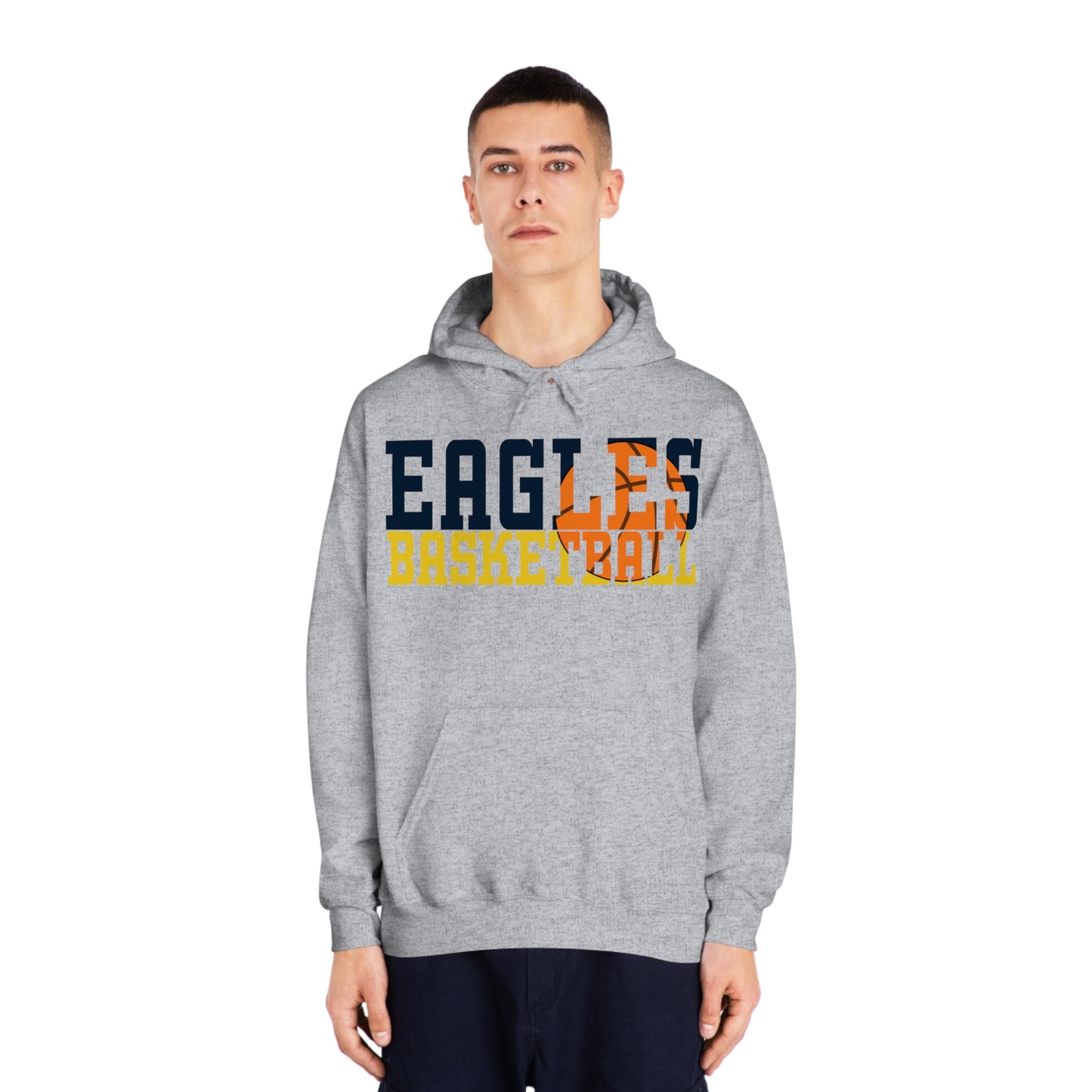 Basketball Cutout - Gildan Unisex DryBlend® Hooded Sweatshirt