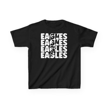 Lightning Bolt Eagle - Gildan Kids Heavy Cotton™ Tee