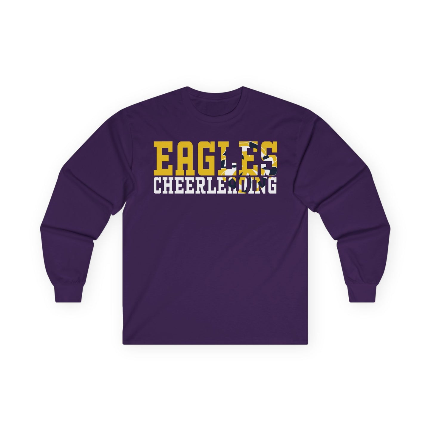 Cheerleading Cutout - Gildan Ultra Cotton Long Sleeve Tee