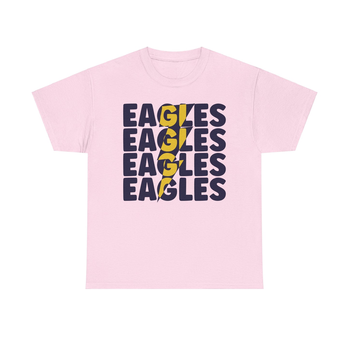 Lightning Bolt Eagles -  Gildan Unisex Heavy Cotton Tee