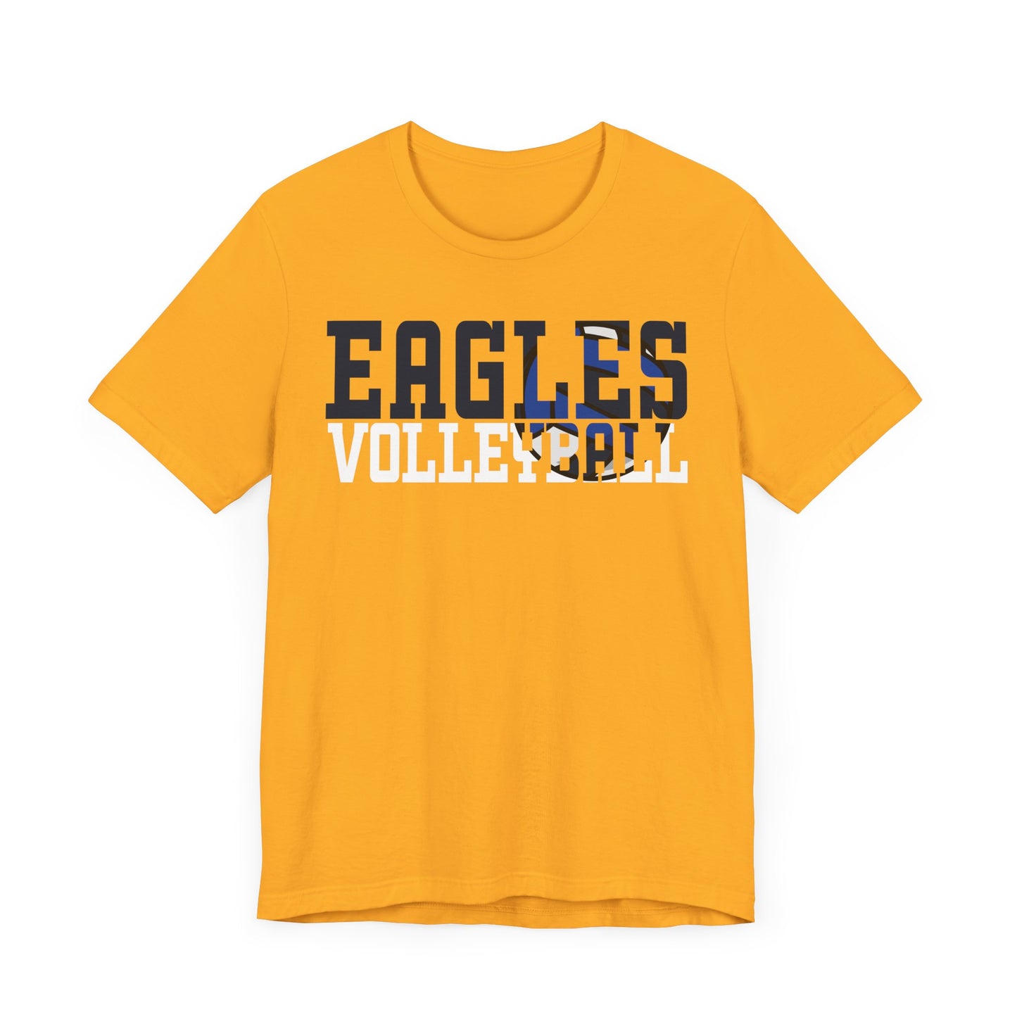 Volleyball Cutout - Bella+Canva Unisex Jersey Short Sleeve Tee