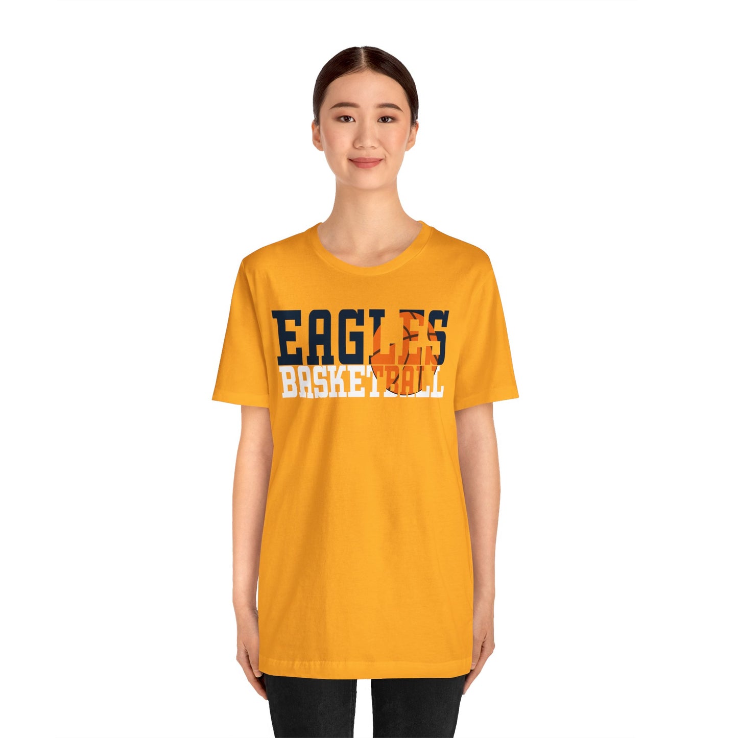 Basketball Cutout - Bella+Canva Unisex Jersey Short Sleeve Tee