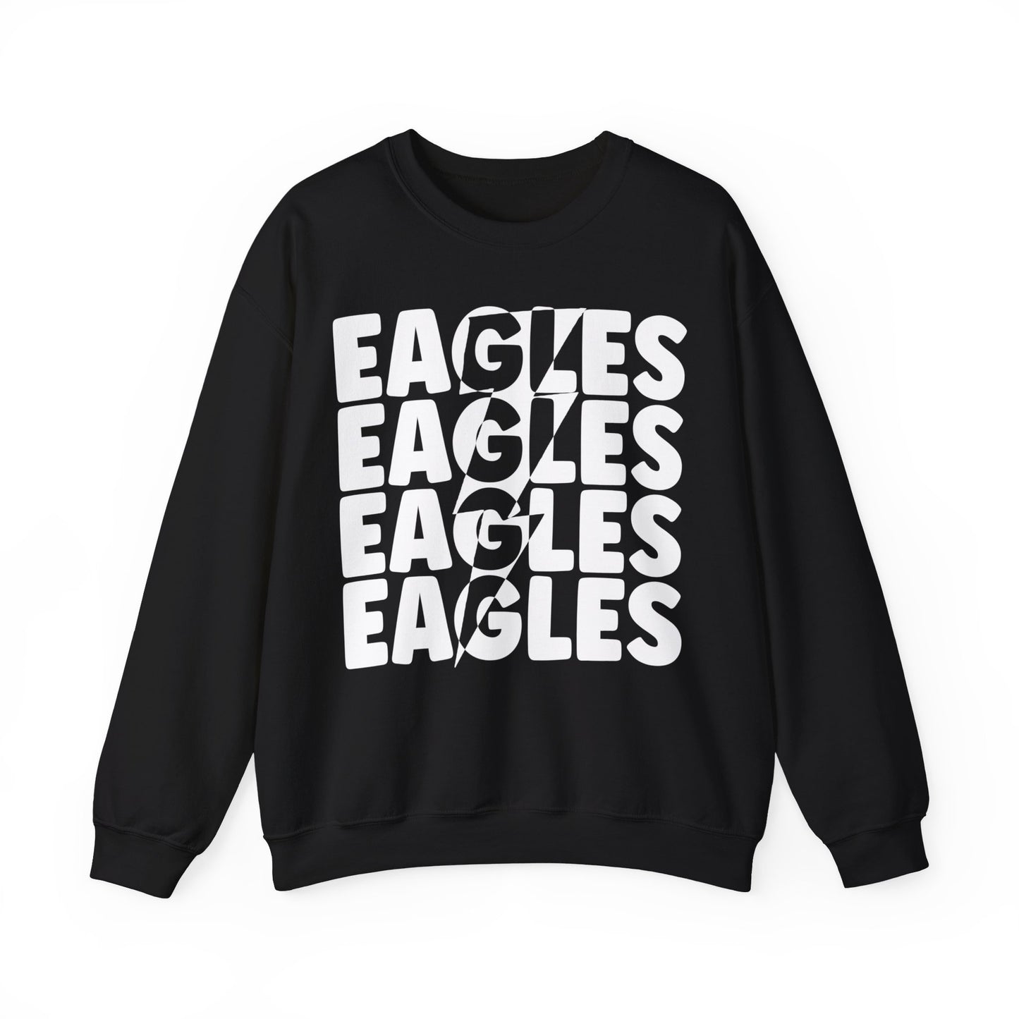 Lightning Bolt Eagle - Gildan Unisex Heavy Blend™ Crewneck Sweatshirt