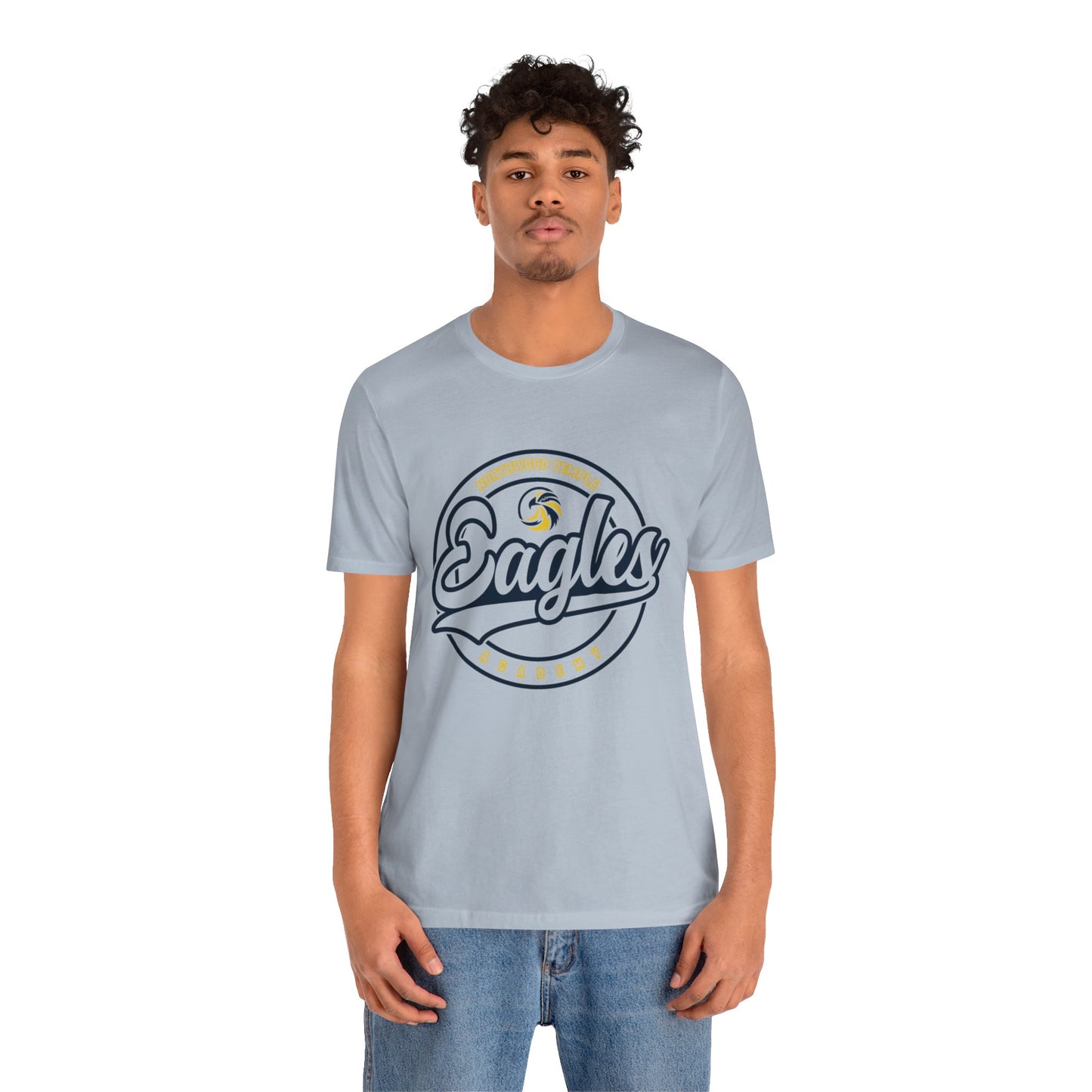 Eagles Circle Stamp - Bella+Canva Unisex Jersey Short Sleeve Tee