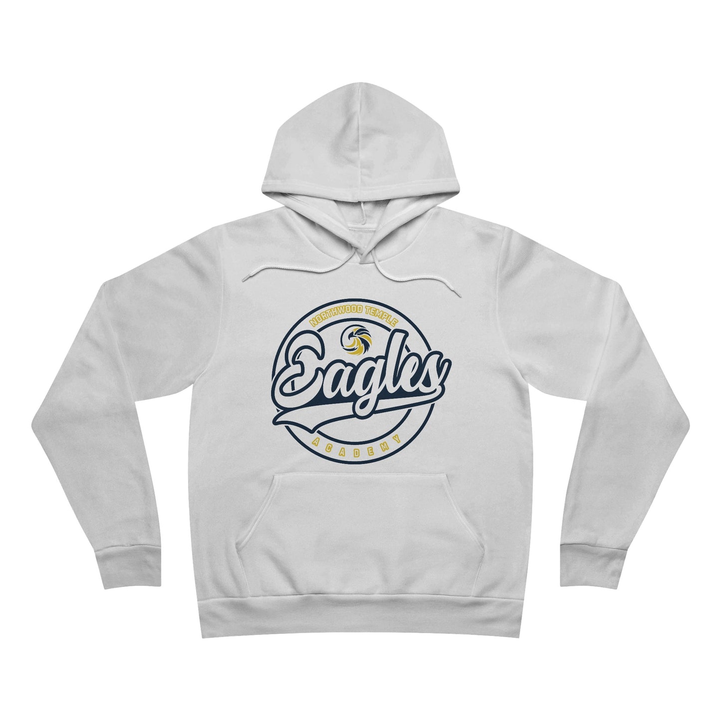 Eagles Circle Stamp - Bella+Canva Unisex Sponge Fleece Pullover Hoodie