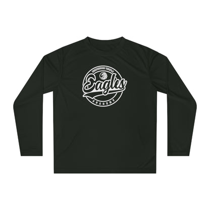 Eagles Circle Stamp - Team 365 Unisex Performance Long Sleeve Shirt