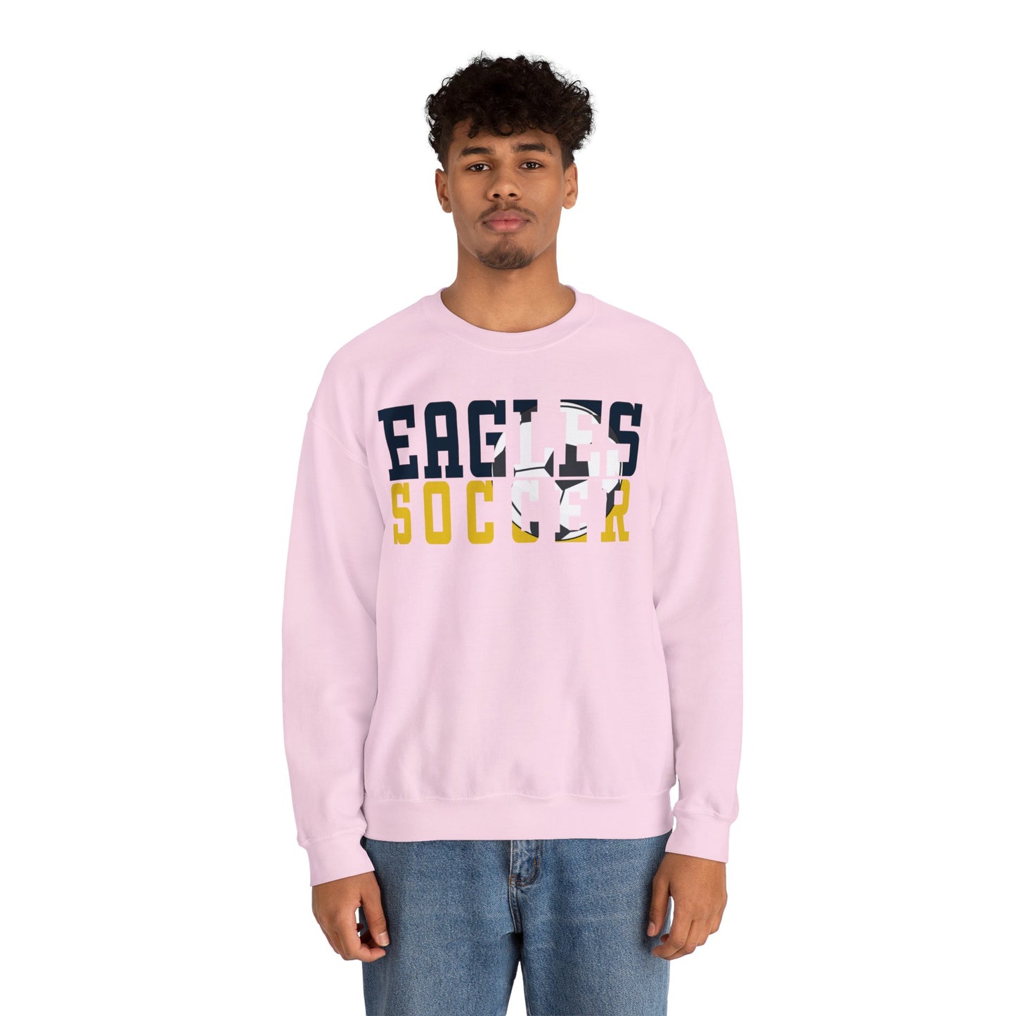 Soccer Cutout - Gildan Unisex Heavy Blend™ Crewneck Sweatshirt