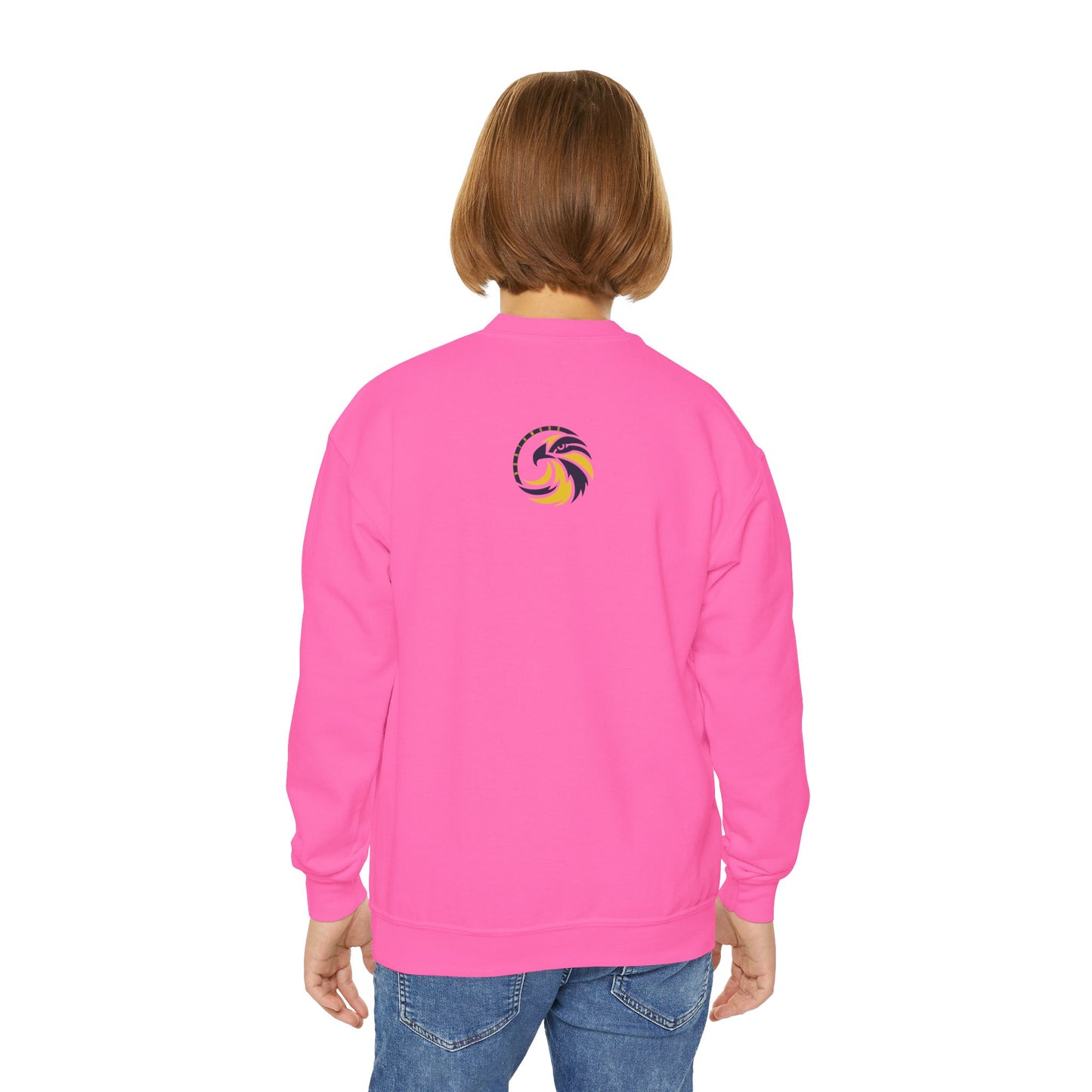 Sideways Eagles - Gildan Youth Crewneck Sweatshirt