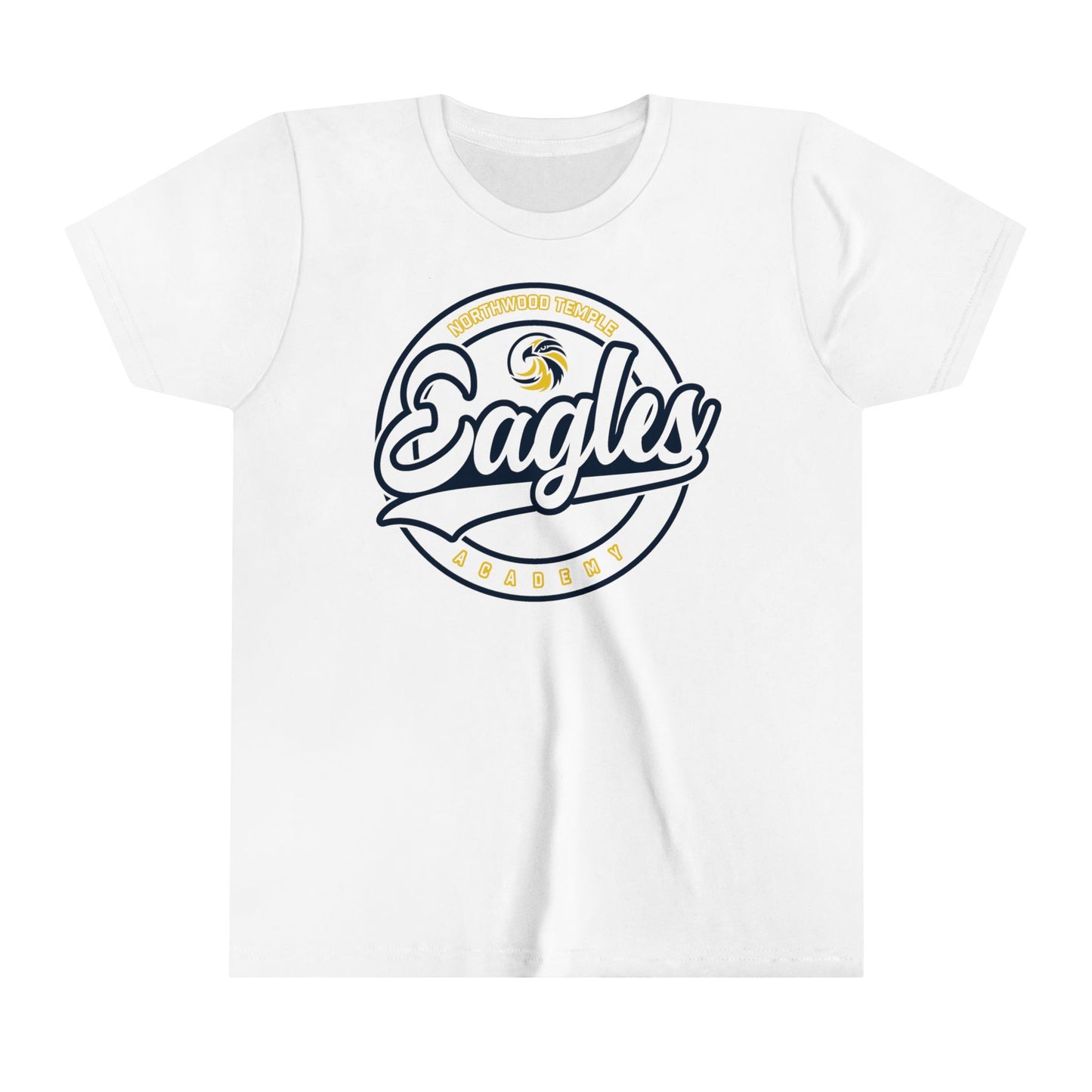 Eagles Circle Stamp - Bella+Canva Youth Short Sleeve Tee